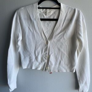 Aritzia Wilfred Linen Blend Cardigan